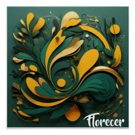 Póster Arte Biodiversidad Viva