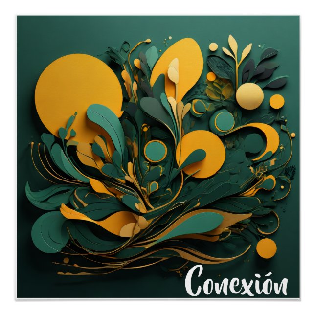 Póster Arte Biodiversidad Viva Conexión (Anverso)