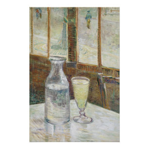 Póster Arte Clásico de Van Gogh Café de París Absenta