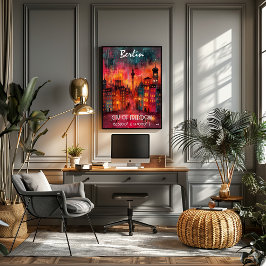 Póster Arte Contemporáneo Berlín: Ciudad de la Libertad