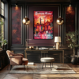 Póster Arte Contemporáneo Buenos Aires