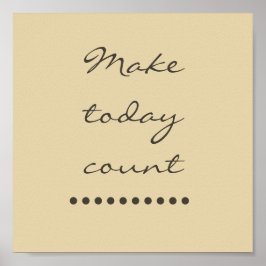 Póster ¡Arte de afirmación! Pared de incentivo positivo