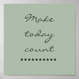 Póster ¡Arte de afirmación! Pared de incentivo positivo