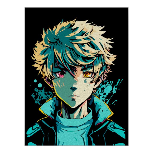 Póster Arte de anime creativo para paredes | Chicos 04 (Anverso)