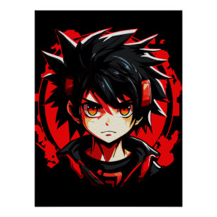 Póster Arte de anime creativo para paredes Niños 11