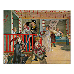 Póster Arte de Carl Larsson: Un Día de Celebración