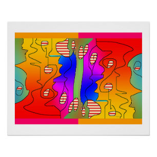 Póster Arte de cartel de arte de pared Hodge Podge