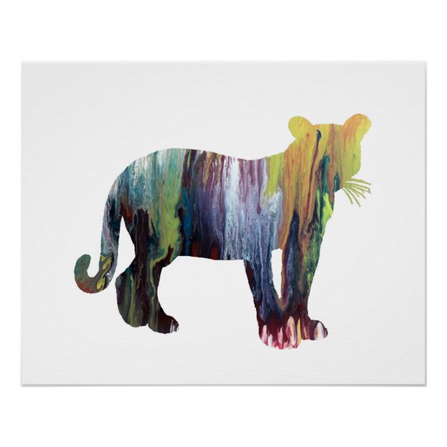 Póster Arte de Cougar/Puma (Anverso)