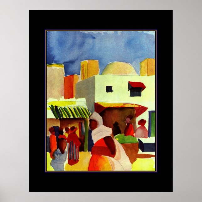 Poster Arte de época Agosto Macke (Frente)