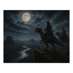 Póster Arte de fantasía occidental