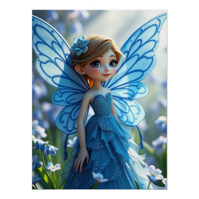 Póster Arte de hadas en primavera (Anverso)