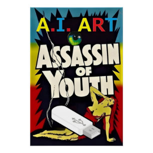 Póster Arte de I.A. - Asesino de la Juventud