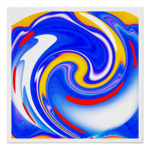 Póster Arte de la vía dorada