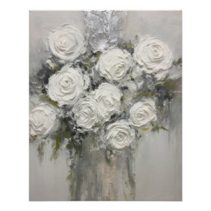 Póster Arte de naturaleza suave y adorable – Flores bonit