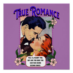 Póster Arte de pared acrílico - Verdadero Romance - Arte 