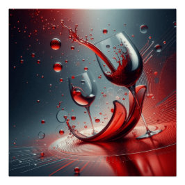 Póster arte de pared brillante