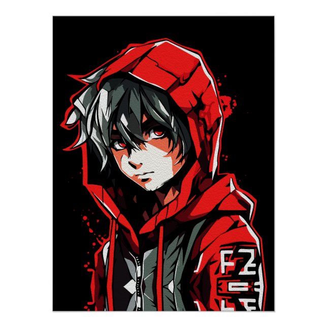Póster Arte de pared de anime creativo | Chicos 01 (Anverso)