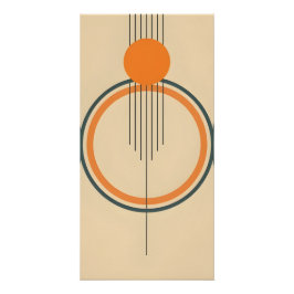 Póster Arte de pared retro minimalista