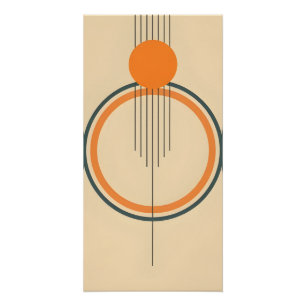 Póster Arte de pared retro minimalista
