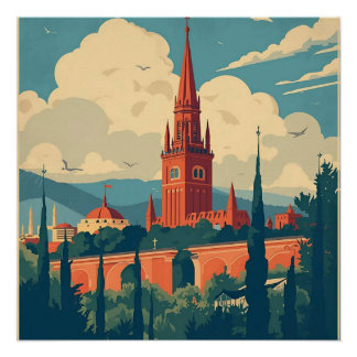 Póster Arte de pared vintage