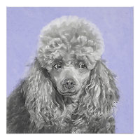 Arte de perro azul grisáceo de juguete en miniatur