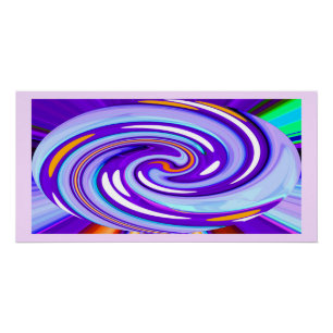 Póster Arte de viaje astral cósmico