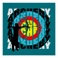 Arte deportivo Guay Typography Archers Gráfico