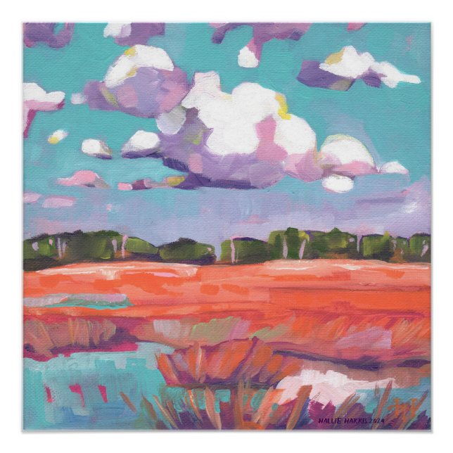 Póster Arte en Hay Field (Anverso)