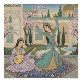 Póster Arte en miniatura persa
