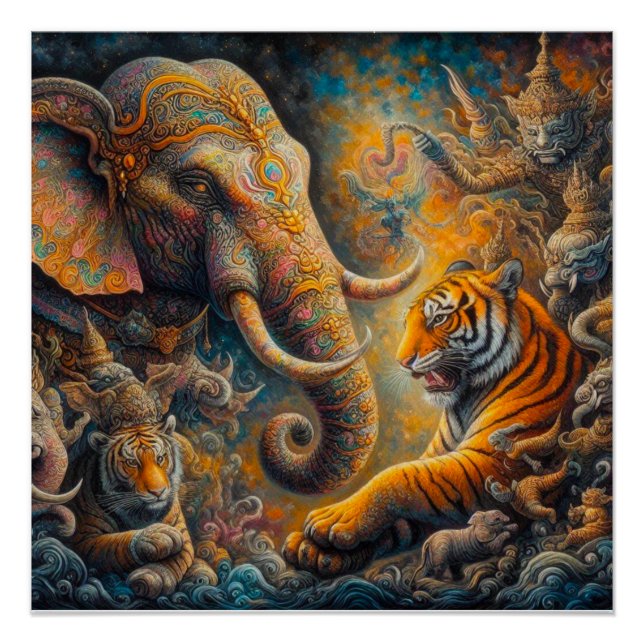 Póster arte espiritual (Anverso)