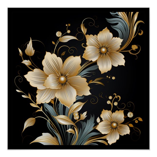 PÓSTER ARTE FLORAL #2 (Anverso)