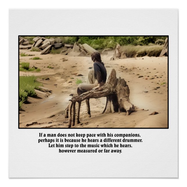 Póster Arte fotográfico de tambor diferente (Anverso)