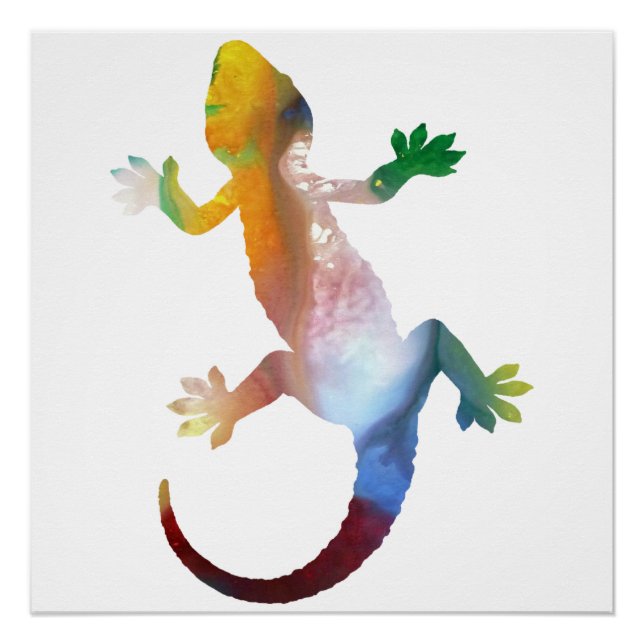 Póster Arte gecko (Anverso)