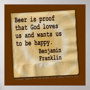 Poster, Arte - La Cerveza Es Prueba