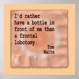 Poster, arte - lobotomía frontal