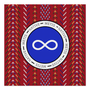 Póster Arte Métis Nativo