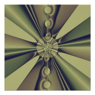 Póster Arte moderno abstracto geométrico terroso