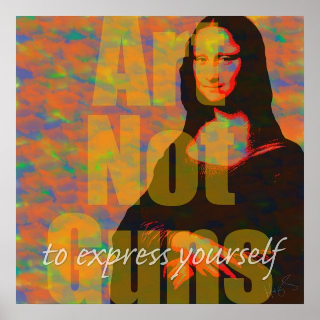 Póster Arte, no armas (Frente)