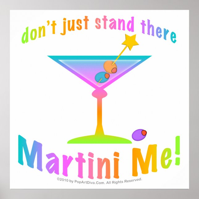 Poster, Arte - No te quedes ahí - ¡MARTINI YO! (Frente)
