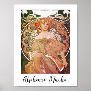 Póster - Arte Nouveau 'Réverie'