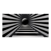 Arte Op negro y blanco