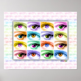Poster, arte - Pop Art Eyes