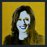 Póster Arte pop Gold Kamala Harris<br><div class="desc">El arte pop político y los regalos políticos de PolitiClothes.com y PolitiCardz.com Encuentran los regalos políticos y electorales más únicos, incluyendo: camisetas políticas, pegatinas para parachoques políticos, botones políticos, Posters políticos, pines políticos, tarjetas políticas, tazas políticas, Posters políticos, Rótulos políticos y más! Arte y arte político: http://www.PolitiClothes.com Cartas y regalos...</div>
