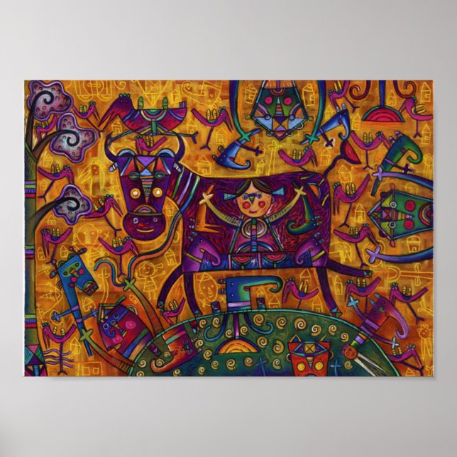 Poster - Arte psicodélico (Frente)