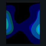 Póster Arte Resumen Azul Y Negro De 1007<br><div class="desc">Arte Resumen Azul Y Negro De 1007</div>