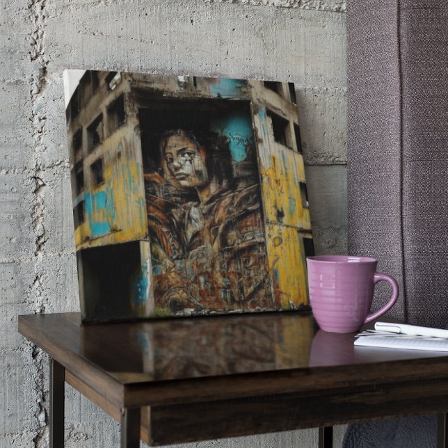 Póster Arte urbano en edificios abandonados (Subido por el creador)