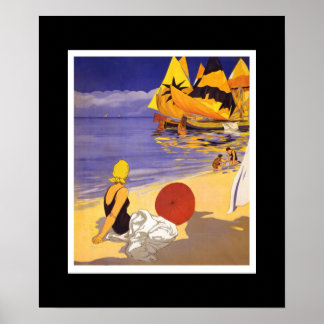 Póster Arte Vintage Italia Mar Adriático 2