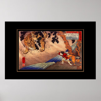 Póster Arte Vintage Tigre