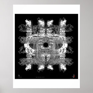 Póster "Artefacto de poesía marciana No. 0810110"
