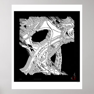 Póster Artefacto de poesía marciano